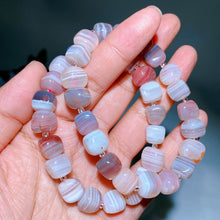 Lantern Faceted Natural Botswana Bracelet
