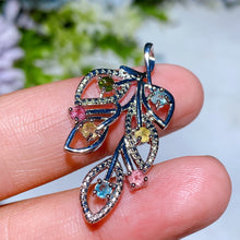 Copper Silver Plated Crystal Pendant