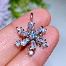 Copper Silver Plated Crystal Pendant