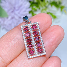 Copper Silver Plated Crystal Pendant