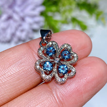 Copper Silver Plated Crystal Pendant