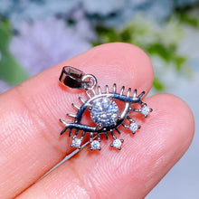 Copper Silver Plated Crystal Pendant