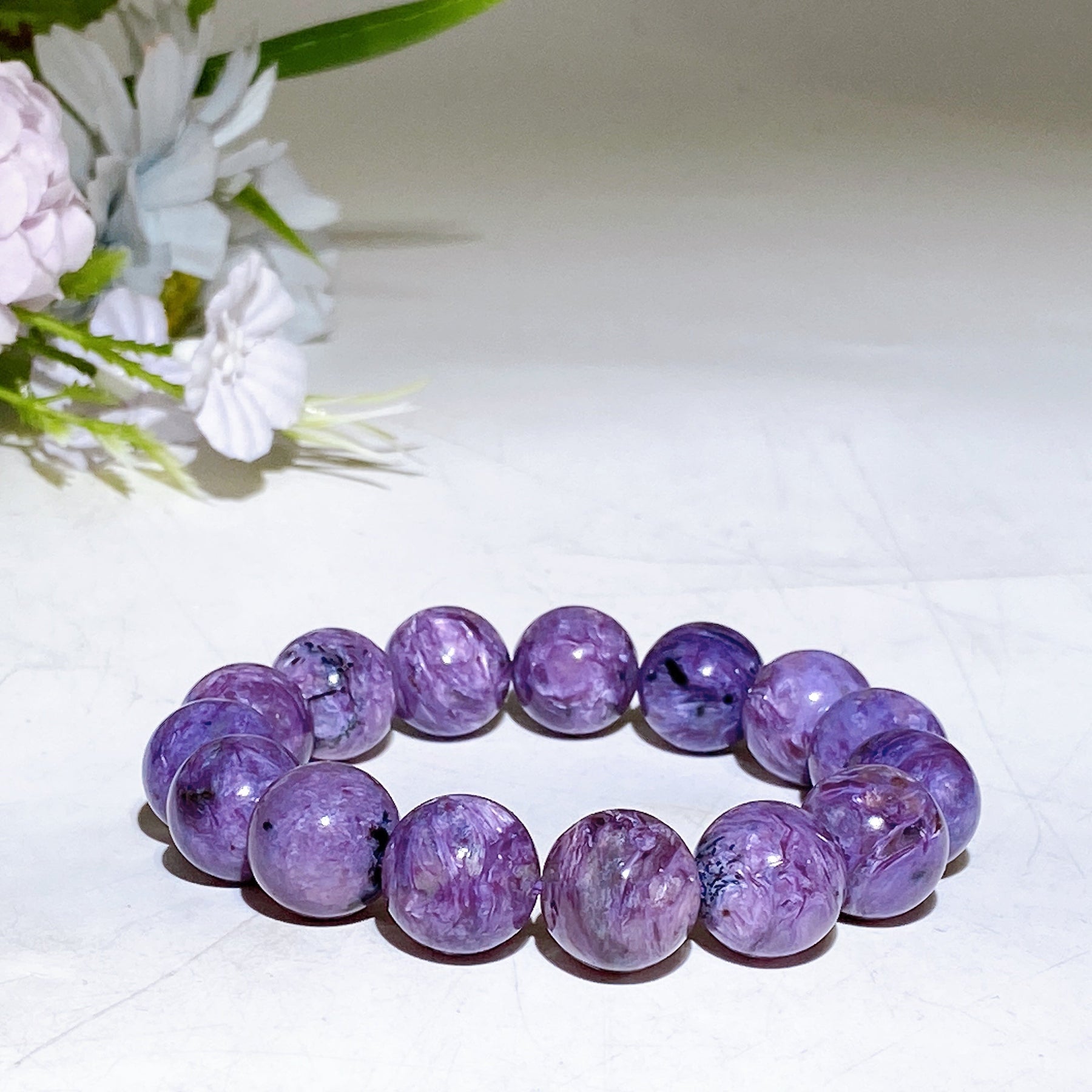 14mm Charoite Bracelet