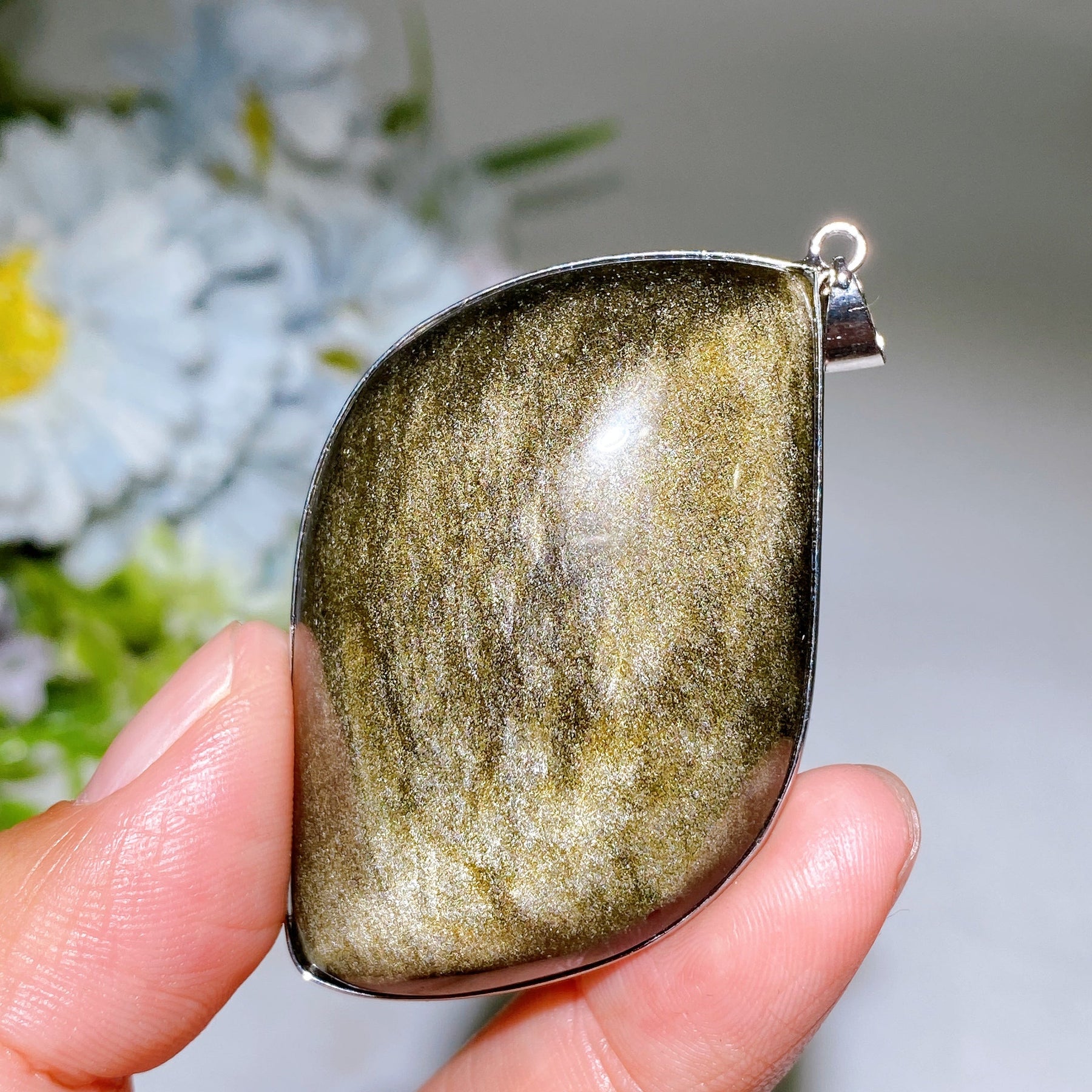 Copper Silver Plated Pendant