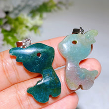 1.2" Crystal Deer Pendant
