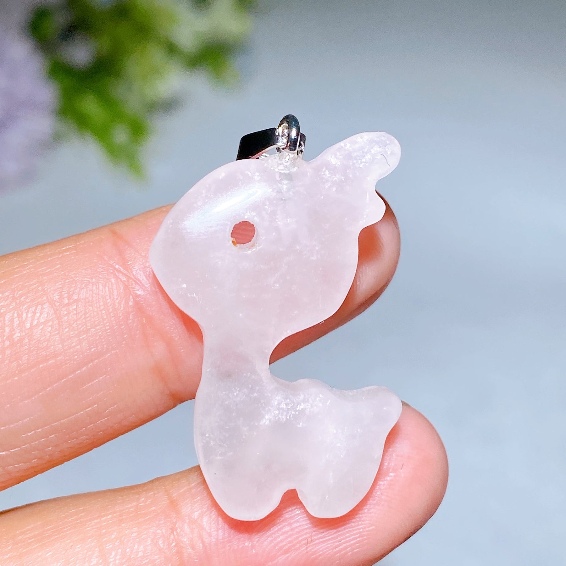 1.2" Crystal Deer Pendant