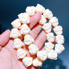 16mm Ivory Nut Buddha Head Bracelet