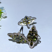 Copper Silver Plated Zircon Ring