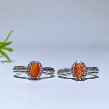 Copper Silver Plated Arusa Sunstone Ring