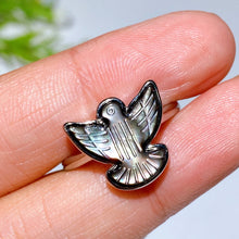 Copper Silver Plated Rainbow Shell Eagle Ring