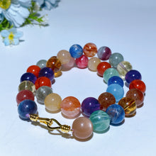 12mm Multi Crystal Necklace
