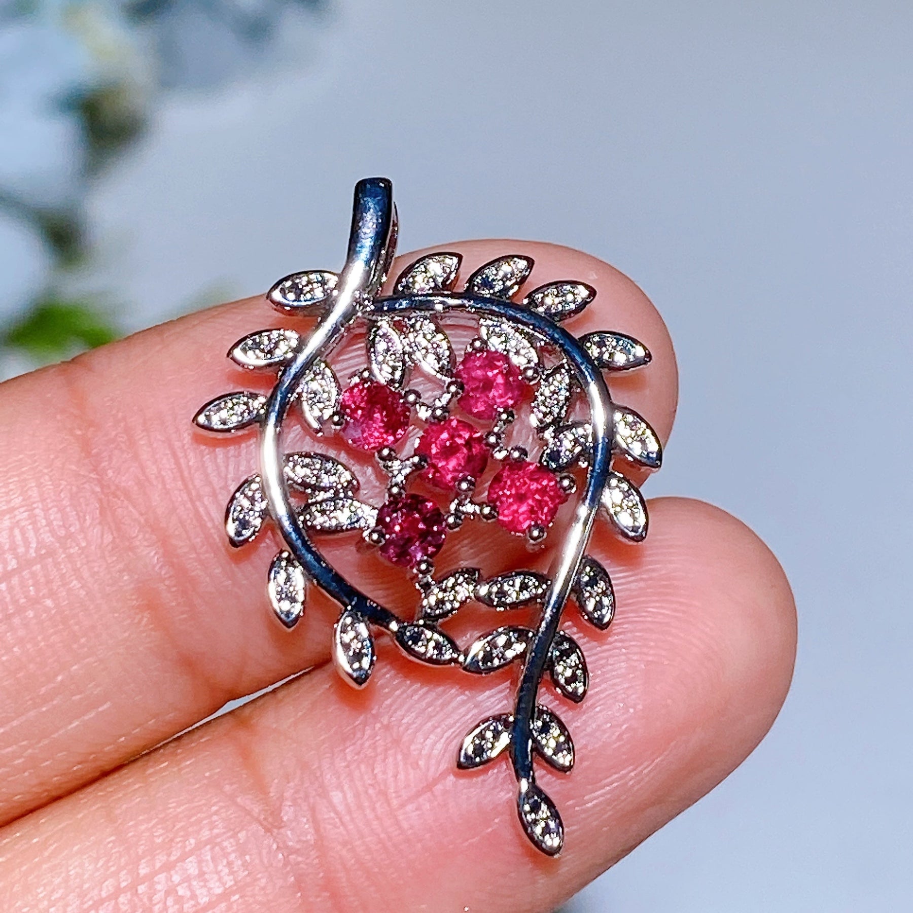 Copper Silver Plated Pendant