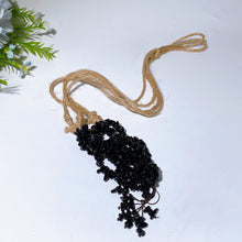 45cm Crystal Chips Web with Rope Hanging Ornament