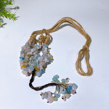 45cm Crystal Chips Web with Rope Hanging Ornament