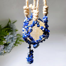 45cm Crystal Chips Web with Rope Hanging Ornament