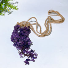 45cm Crystal Chips Web with Rope Hanging Ornament