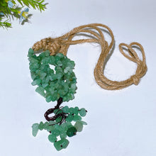 45cm Crystal Chips Web with Rope Hanging Ornament