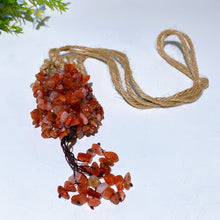 45cm Crystal Chips Web with Rope Hanging Ornament