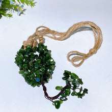 45cm Crystal Chips Web with Rope Hanging Ornament