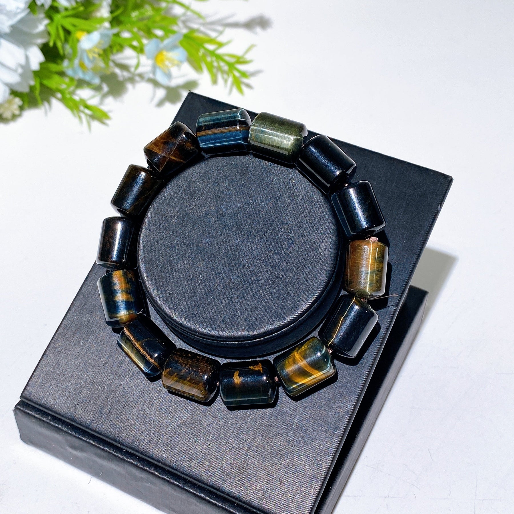 13mm Crystal Barrel Beads Bracelet