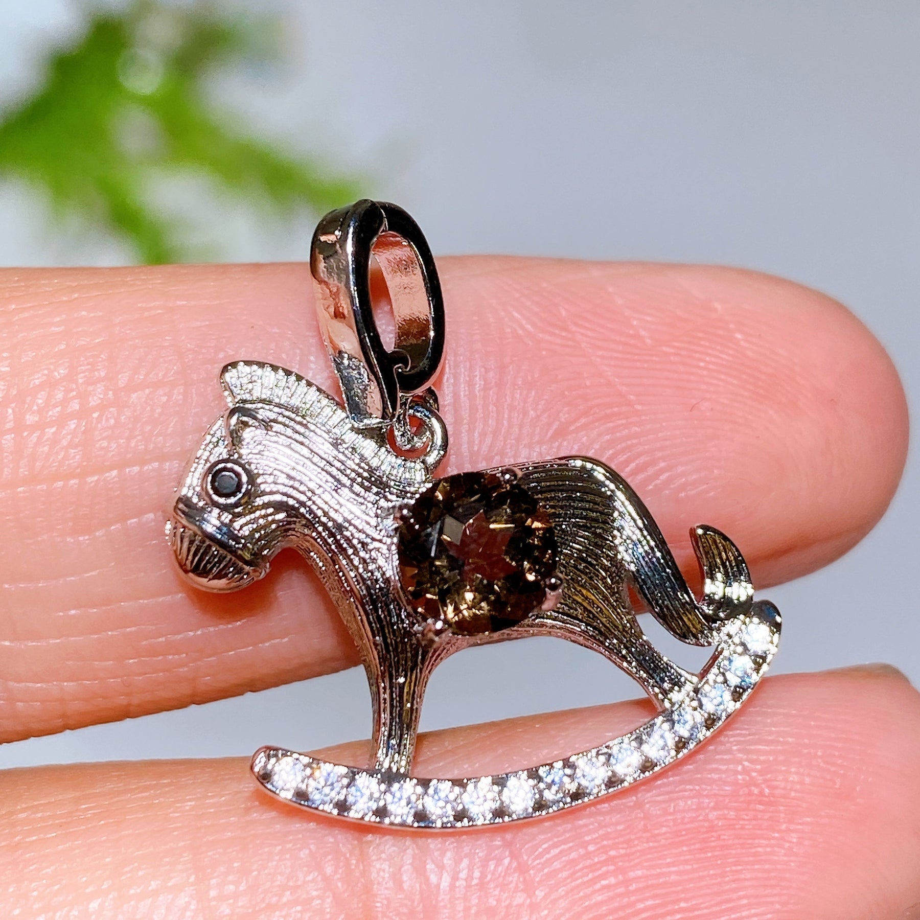 Copper Silver Plated Pendant