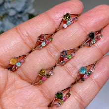 Copper Silver Plated Crystal Ring