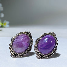 Amethyst Fire Quartz Ring