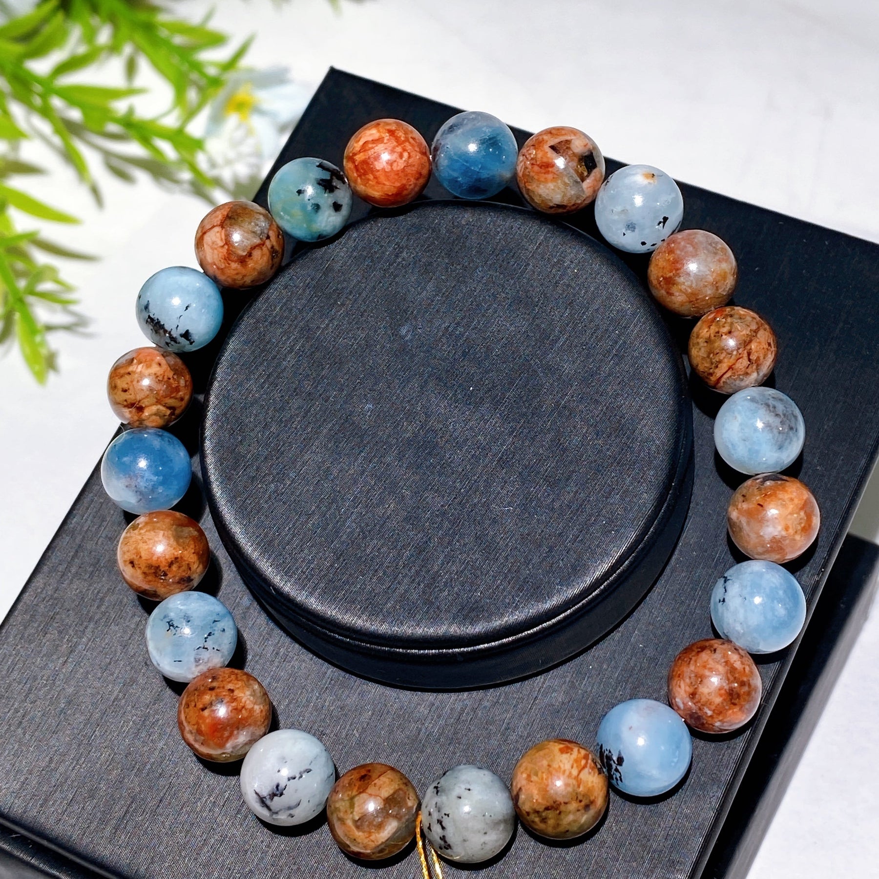 7.5-10.5mm Island Aquamarine Bracelet