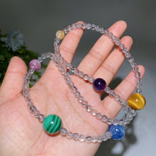Special DIY Natural Crystal Beads Necklace Crystal Gift