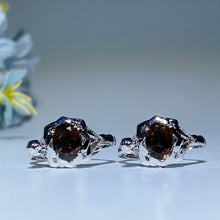 Copper Silver Plated Crystal Ring