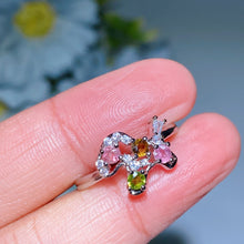 Copper Silver Plated Crystal Ring