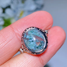 Copper Silver Plated Crystal Ring
