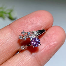 White Copper Alexanderite Ring
