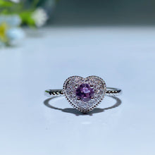 White Copper Alexanderite Ring