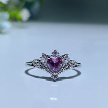 White Copper Alexanderite Ring