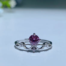 White Copper Alexanderite Ring