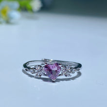 White Copper Alexanderite Ring