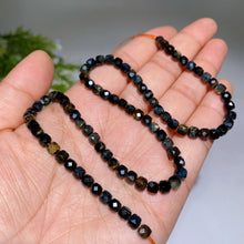 4mm Crystal Faceted Cube Bead String Crystal