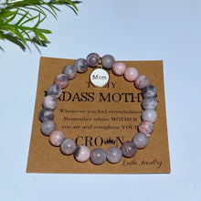 Mother's Day Gift 8mm Crystal Pearl Bracelet with Card