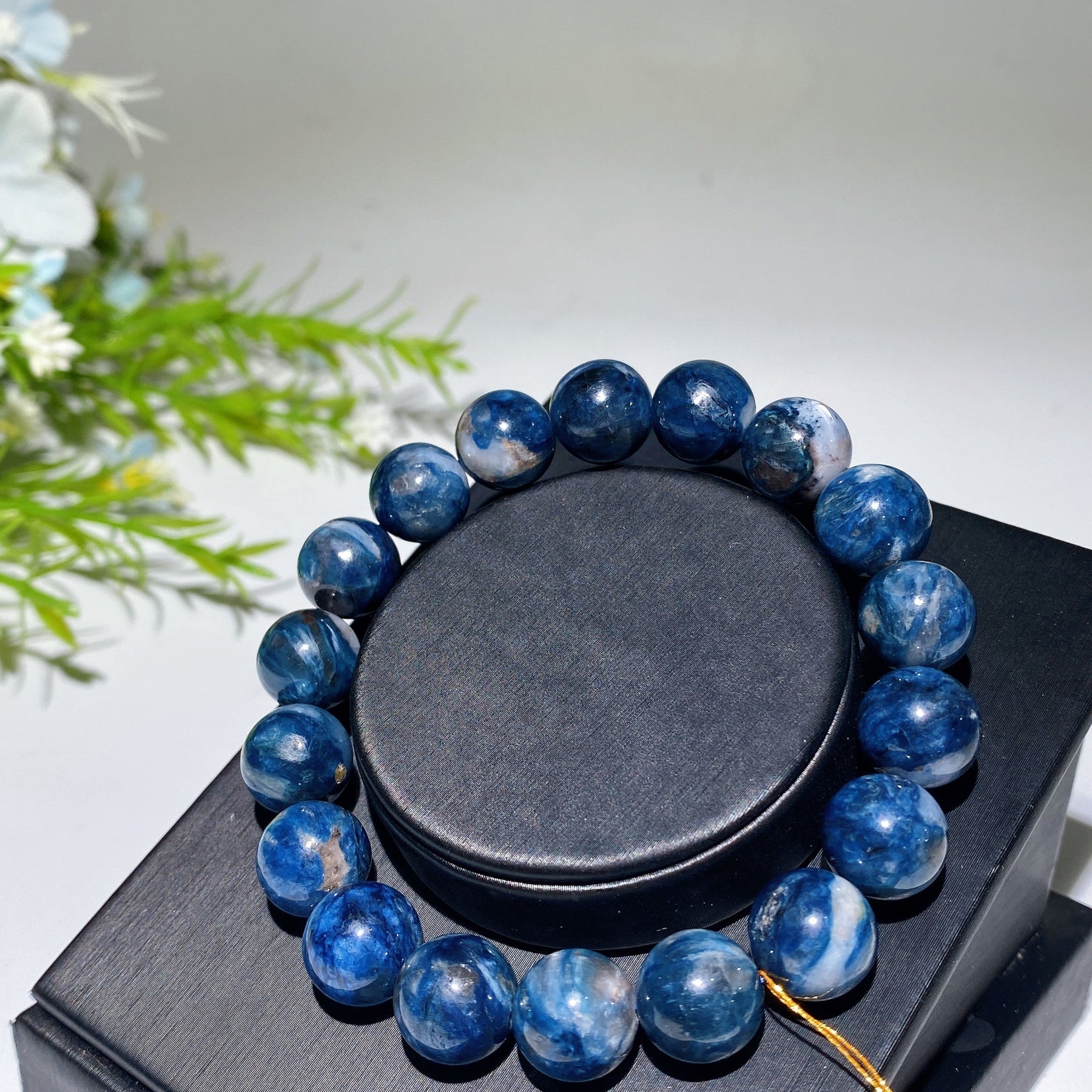 8mm 12mm Namibia Blue Sugilite Bracelet