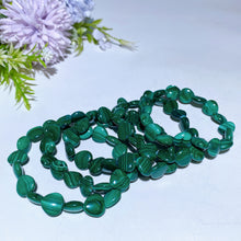 Natural Malachite Heart Bracelet