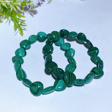 Natural Malachite Heart Bracelet