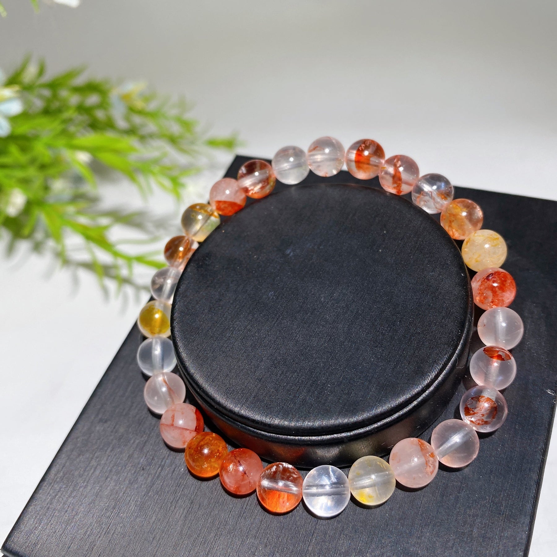 8mm Fire Quartz Bracelet