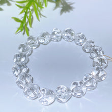 10mm Special Polyhedral Clear Quartz Bracelet