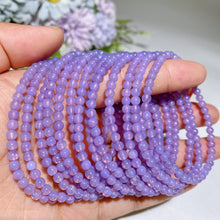 4mm Lavender Milky Amethyst Bracelet