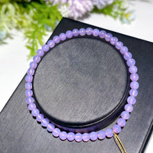 4mm Lavender Milky Amethyst Bracelet