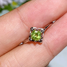 Sterling Silver Peridot Ring