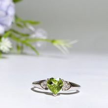 Sterling Silver Peridot Ring