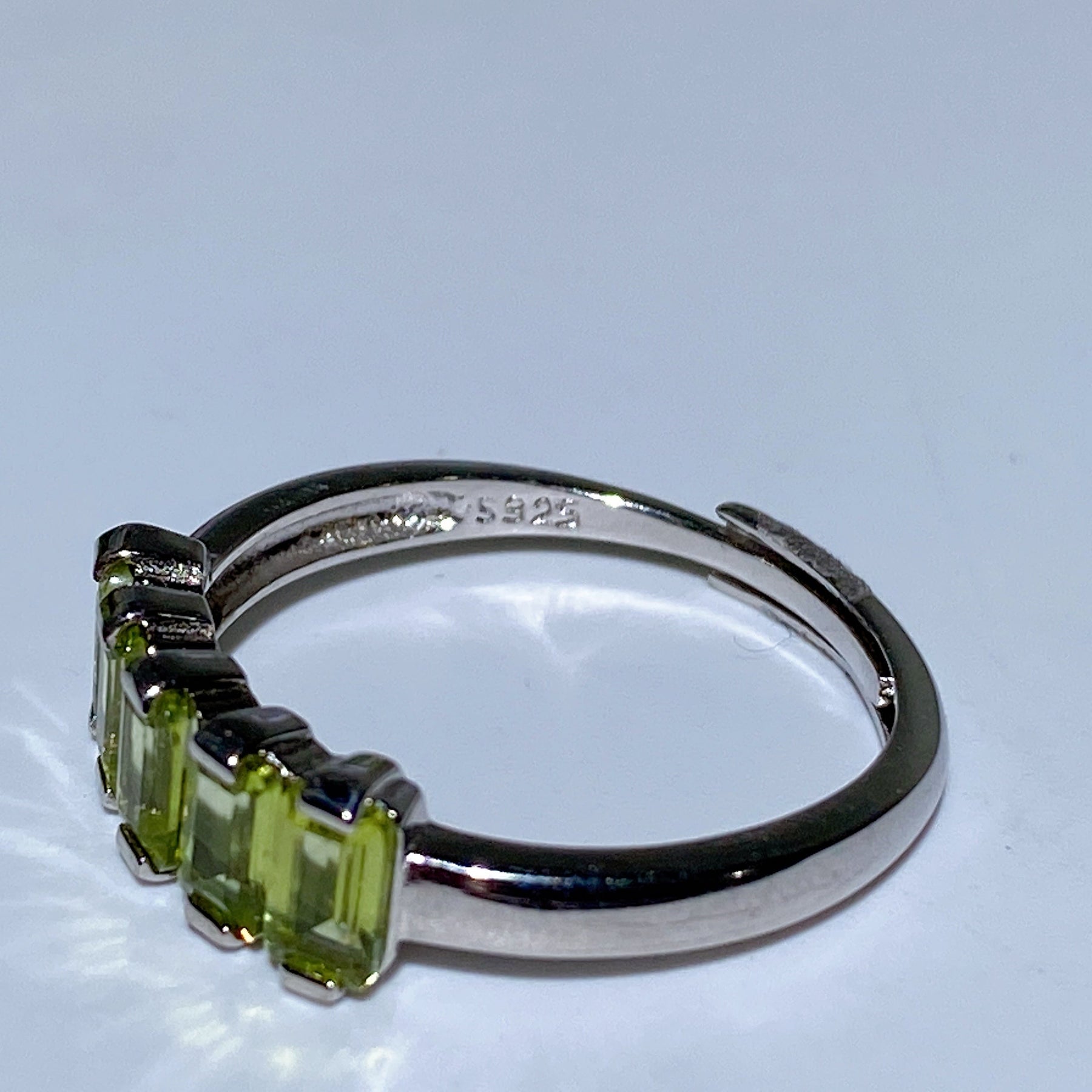 Sterling Silver Peridot Ring