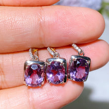 925 Silver Faceted Amethyst Pendant